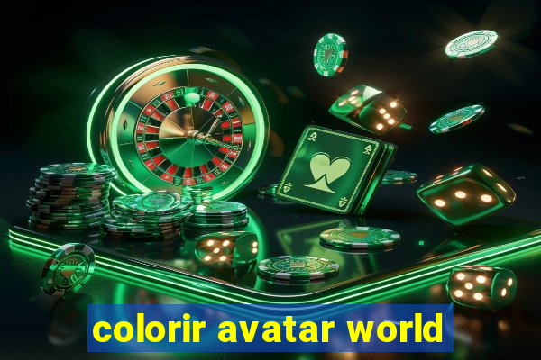 colorir avatar world